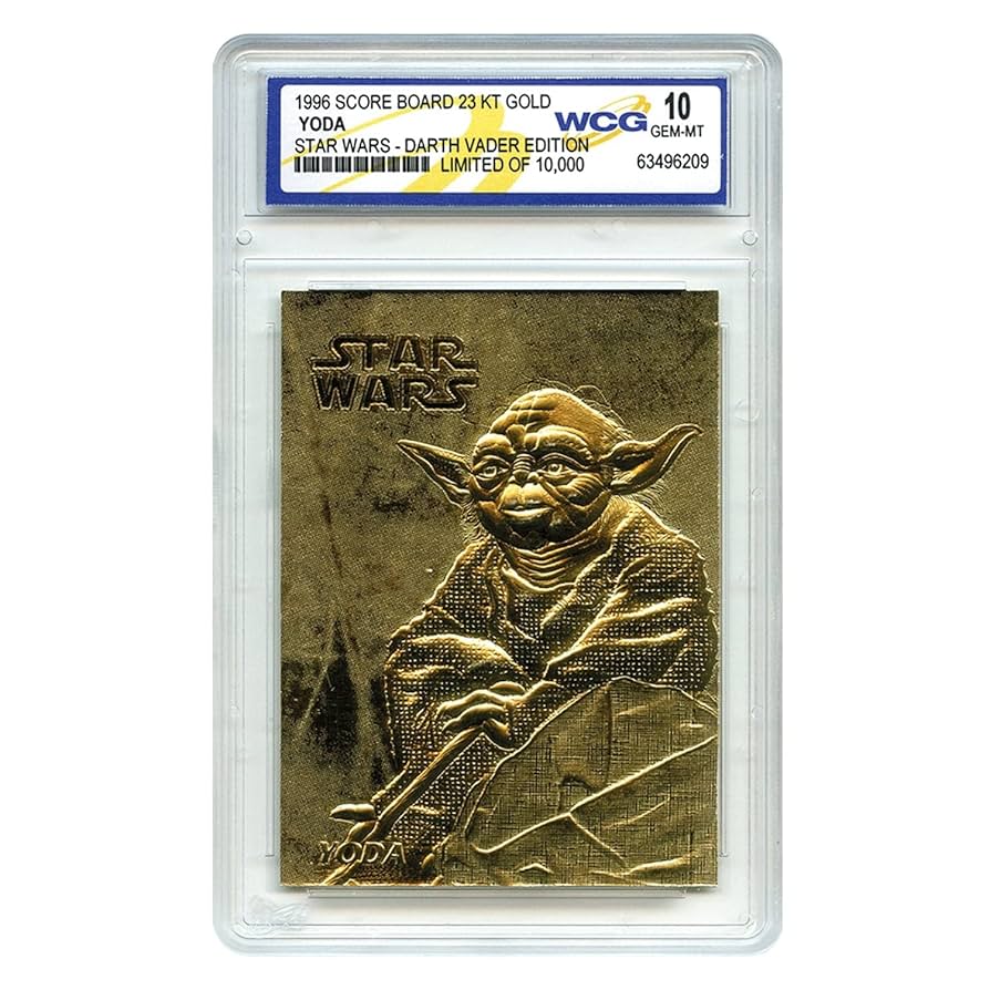 スターウォーズ　23KT ゴールドカード　3枚 STAR WARS 1996 Set of 3 Genuine 23KT Gold Trading Cards
